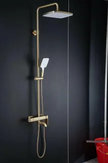 Душевая стойка Gappo G2418-23 золотой сатин